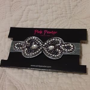 NWT Pink Pewter Hair Elastic